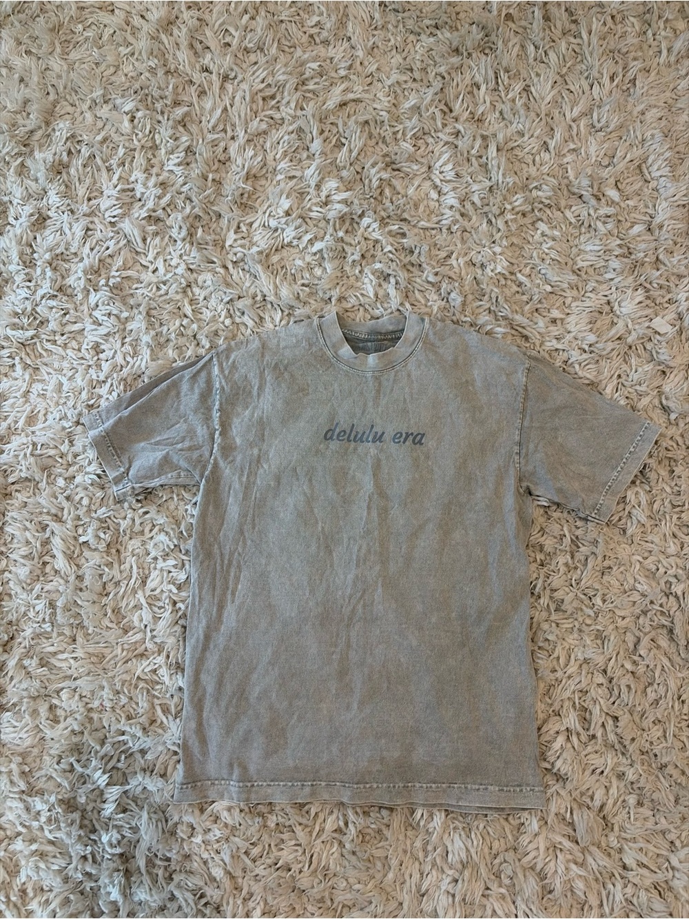 Short Sleeve Tee in Washed Gray
